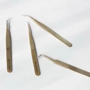 Pinces Extensions de Cils Pro – Isolation & Volume